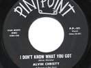 LISTEN- Rare Funk 45- Alvin Christy- I Don't Know What