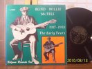 BLIND WILLIE McTELL LP EARLY YEARS ORIGINAL BELZONA NM