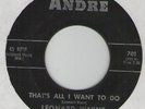 Rare Northern Soul Leonard Wayne That's all i want