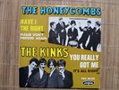 HONEYCOMBS / KINKS Split EP  FRANCE Vogue ORIG