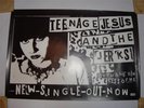 TEENAGE JESUS & JERKS promo poster '78 NO WAVE PUNK