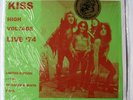 KISS HIGH VOLTAGE LIVE '74 GREEN AND WHITE VINYL LP