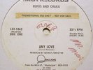 RUFUS and CHAKA KHAN Any Love 12 RARE WL US PROMO DISCO