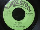 J P ROBINSON hot love ALSTON MIAMI FUNK 45 HEAR