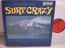 BOB VAUGHT & THE RENEGAIDS Lp no tmoq SURF CRAZY ' 63