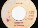 JIM DICKINSON Monkey Man GARAGE ROCKER 45 on Southtown