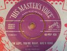 ELVIS PRESLEY: I'M LEFT, YOU'RE RIGHT, SHE'S GONE (HMV)