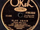 LOUIS ARMSTRONG ON OKEH 41498  EXC