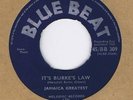 SKA-JAMAICA GREATEST-ITS BURKES LAW-UK BLUE BEAT 309