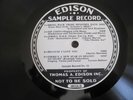 Edison Diamond Disc Sample Disc 10114R/10115L Very NICE