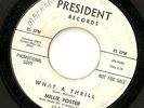 RAW R&B/SOUL 45 Millie Foster WHAT A THRILL LISTEN