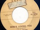 LITTLE IRVIN Who's Loving You 45 HEAR soul northern