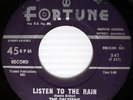 THE DELTEENS 45 Listen To The Rain / Love Me on Fortune