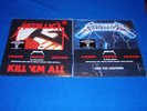 Metallica Kill Em All RED LP/Ride The Lightning BLUE LP