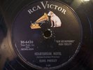 Elvis Presley Heartbreak Hotel '56 RCA 78 I Was The One