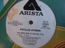 PHYLLIS HYMAN you know how to love me ARISTA PROMO 12