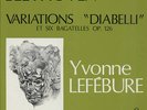 Yvonne LEFEBURE, BEETHOVEN French LP FY 022