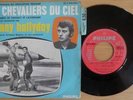JOHNNY HALLYDAY Les chevaliers du ciel 45t label rouge