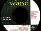 Northern Soul 45 BETTY MOORER Speed Up on Wand