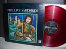 Yardbirds / Five Live Japan Early Press LP DIF RED-WAX