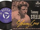 TOMMY STEEL & THE STEELMEN - YOUNG LOVE EP - 45+PS 1956