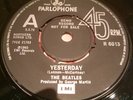 THE BEATLES yesterday UK DEMO 45 EMI 1976 MINT######
