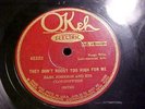 78 RPM/OKEH 45223, EARL JOHNSON,MISSISSIPPI JUBILEE/E/E