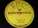 1950s Country 78 - JOHNNY CASH There You Go  SUN #258