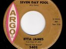 Northern Soul 45 ETTA JAMES Seven Day Fool on Argo