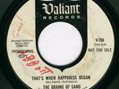 45 RPM by The GRAINS OF SAND on Valiant V-736, WLP