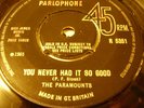 THE PARAMOUNTS You Never Had It So Good ORIG. UK 1965