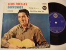 ELVIS PRESLEY Surrender FRENCH EP 1961 PETIT TROU 