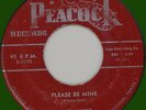 JAMES WAYNE Please Be Mine 45rpm Peacock 1956 NOLA