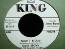 NM 1962 James Brown King promo 45 • Night Train