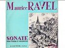 Duo Andre LEVY Cello Jeanne GAUTIER vln on RAVEL Sonata