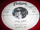 RICHIE ALHONA Rare Teen R&R 45 Little Girlie red wax