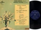 Francis POULENC, P. BERNAC French LP COLUMBIA FCX 141