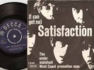 THE ROLLING STONES SATISFACTION DANISH EXPORT 45+PS 65