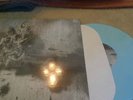 I Paint For Love...Blue Mirror Chalk Heeman Current 93