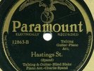 Paramount 12863 Blind Blake & Charlie Spand HASTINGS ST