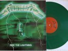 METALLICA Ride The Lightning LP GREEN VINYL bernett rec