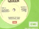 QUEEN-HAMMER TO FALL-RARE IRISH PRESSED 45-GREEN EMI SL