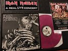 IRON MAIDEN A REAL LIVE CONCERT PURPLE VINYL