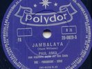 PAUL ANKA - JAMBALAYA - RARE 78 RPM BRAZIL -NEAR MINT