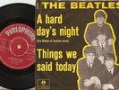 THE BEATLES HARD DAYS NIGHT DANISH / NORWAY 45+PS 1964