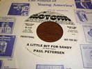 PAUL PETERSEN MOWTOWN 45 PRO A LITTLE BIT FOR SANDY WLB
