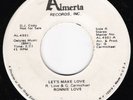 Modern Soul 45 RONNIE LOVE Let's Make Love on Almeria