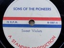 Standirt Party Record- Sons of the Pioneers Sweet Viole