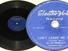 Elvis Presley 78rpm baby I don't care Philippines rare