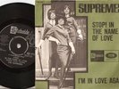 THE SUPREMES STOP IN THE NAME OF LOVE DANISH 45+PS 1965